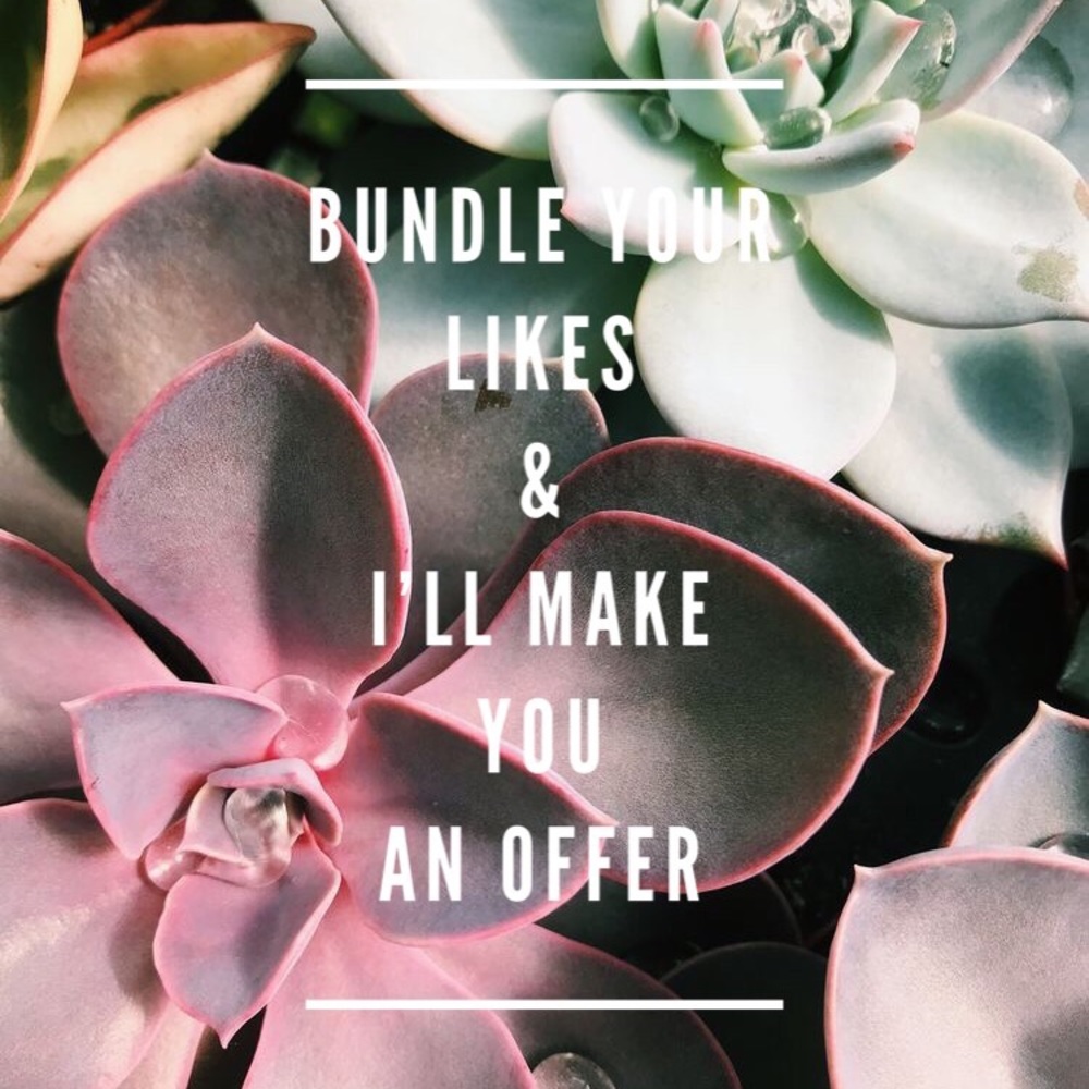 Bundle Your Likes to Save!!! ✨✨